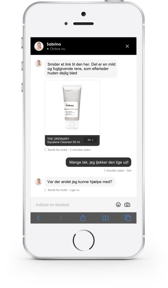 Chat with beauty consultants from Matas