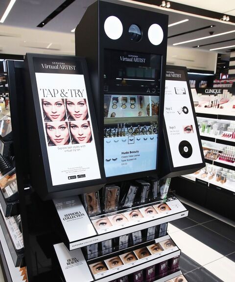 Sephora in store virtual artist