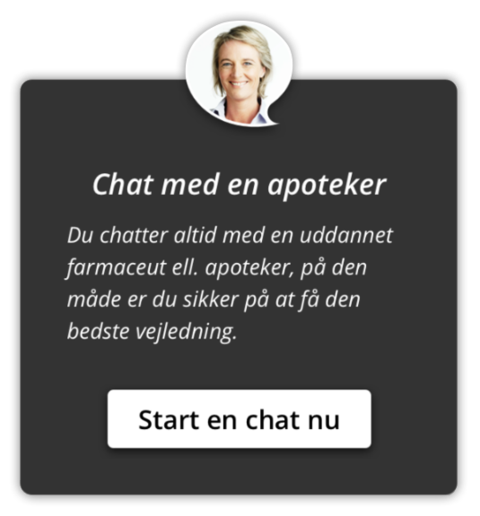 Livechat med farmaceuter på dinApoteker.dk